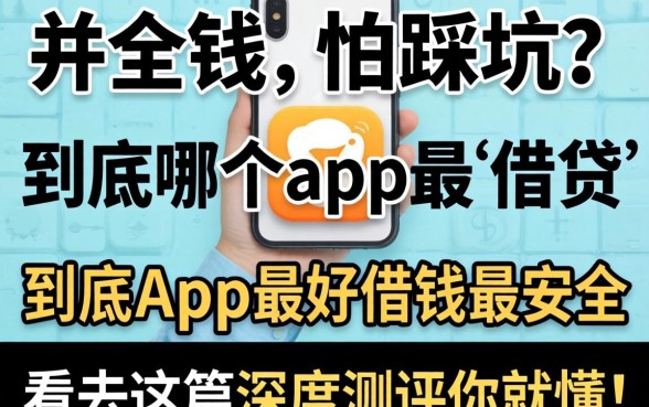 急需用钱却怕踩坑?到底哪个app最好借钱最安全,看完这篇深度测评你就懂了
