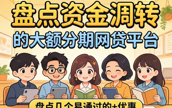 急需资金周转？盘点几个易通过的大额分期网贷平台