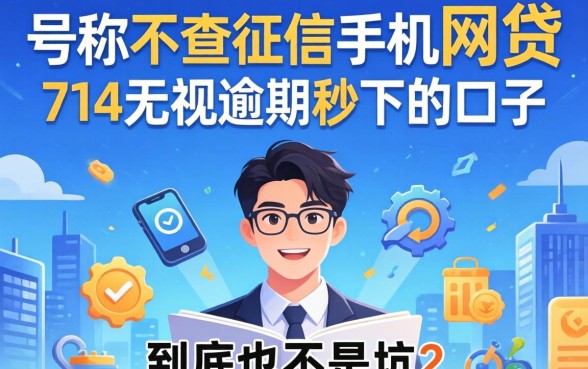 我试了那些号称不查征信的手机网贷，714无视逾期秒下的口子到底是不是坑