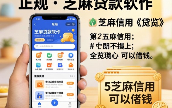 好用正规的贷款软件,概览五个芝麻信用可以借钱的app