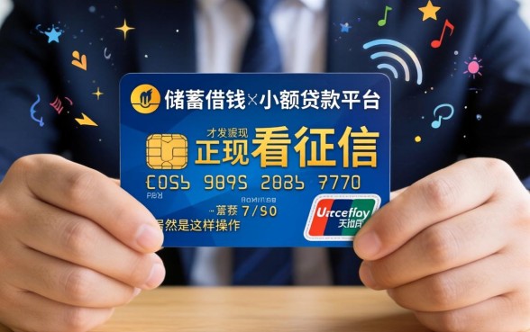 我试过用储蓄卡借钱，才发现正规不看征信的小额贷款平台居然是这样操作的