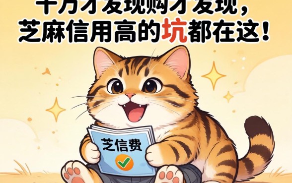 我借了一万才发现，芝麻信用高的坑都在这