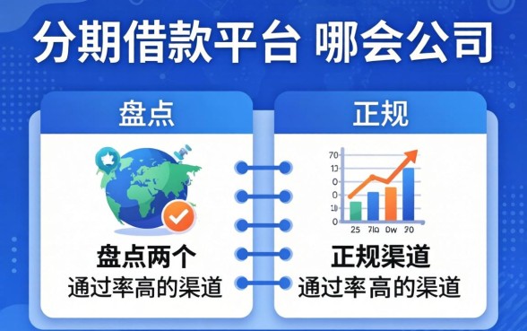 正规的分期借款平台是哪个公司?盘点两个通过率高的渠道
