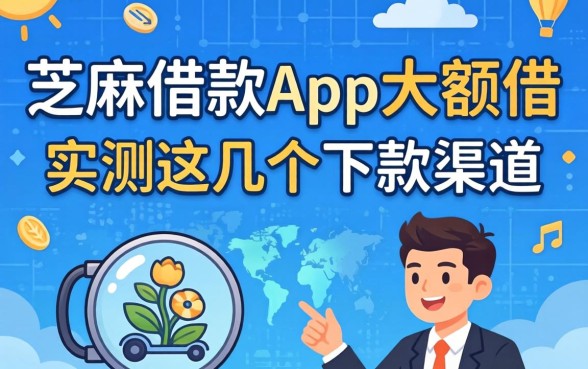 揭秘芝麻借款app大额借：实测这几个下款渠道