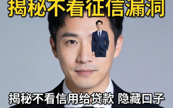 无视征信漏洞：揭秘不看信用给贷款的隐藏口子