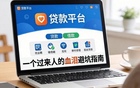 网上都有哪些贷款平台可以借款?一个过来人的血泪避坑指南