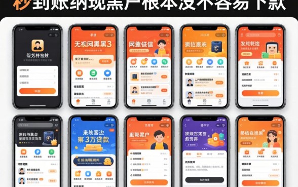 我试了十个所谓秒到账无视网黑征信黑3万贷款的平台，结果发现黑户根本没那么容易下款