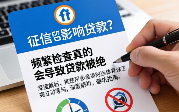 查个人征信影响贷款吗？频繁查询真的会导致贷款被拒吗？深度解析与避坑指南