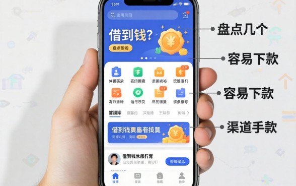 手机哪里能借到钱的?盘点几个容易下款的渠道
