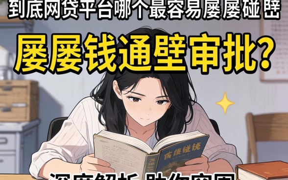 急需用钱却屡屡碰壁？到底网贷平台哪个最容易通过审批？深度解析助你突围