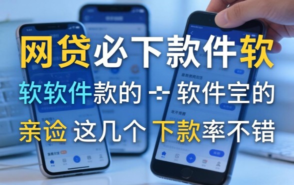 有哪些网贷必下款的软件？亲测这几个下款率不错