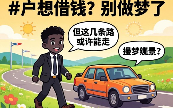 黑户想借钱？别做梦了，但这几条路或许能走