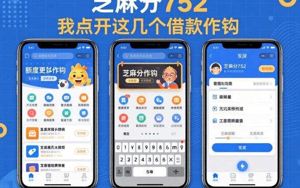芝麻分752,我点开这几个借款软件,发现额度竟然不如分低的