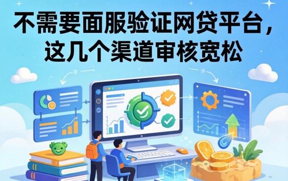 揭秘不需要人脸验证的网贷平台,这几个渠道审核宽松