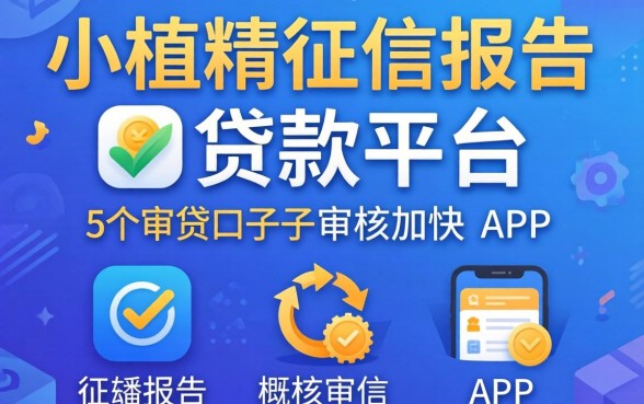 有没有不看征信报告的贷款平台，概括5个审贷口子审核加快的app