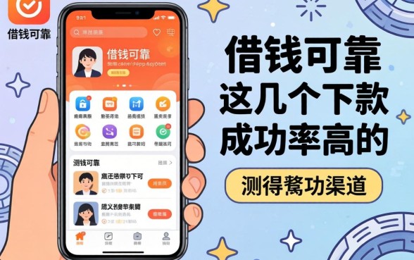 手机有哪些借钱app可靠?实测这几个下款成功率高的渠道