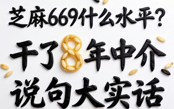 芝麻669什么水平？干了8年中介说句大实话
