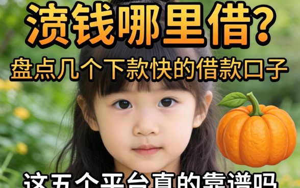 急需用钱哪里借？盘点几个下款快的借款口子，这五个平台真的靠谱吗？