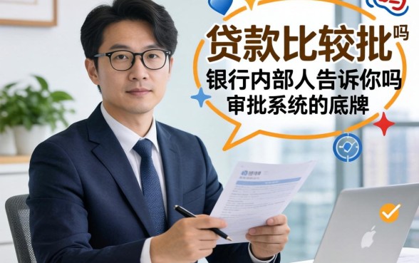 有什么贷款比较好批的吗？银行内部人告诉你审批系统的底牌
