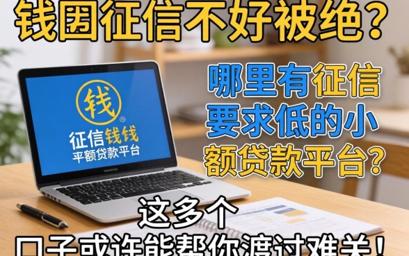 急需用钱却因征信不好被拒?哪里有征信要求低的小额贷款平台?这几个口子或许能帮你渡过难关!