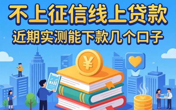 揭秘不上征信线上贷款:近期实测能下款的几个口子