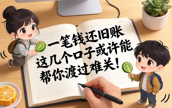急需一笔钱还旧账？这几个口子或许能帮你渡过难关！