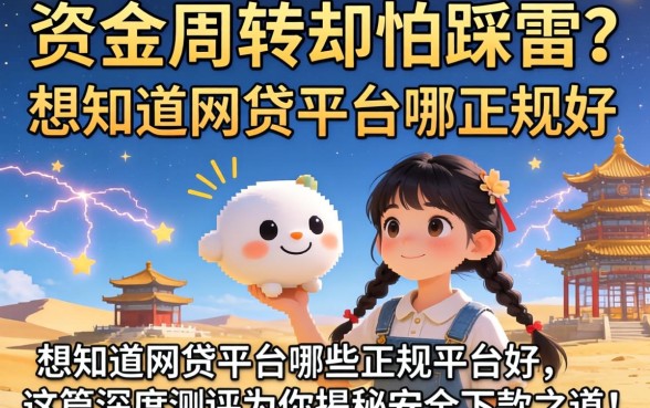 急需资金周转却怕踩雷？想知道网贷平台哪些正规平台好，这篇深度测评为你揭秘安全下款之道！