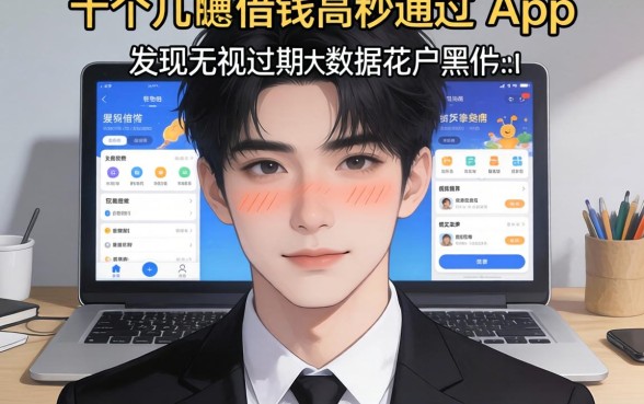 我试了十几个所谓借钱高秒通过的app，发现无视逾期大数据花户黑户的真相有点扎心