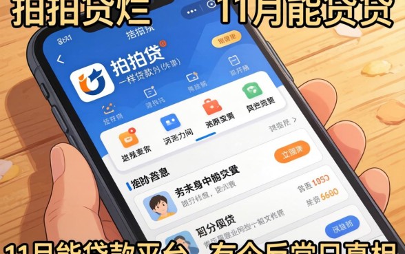 我翻烂了类似拍拍贷一样的贷款软件，发现11月能贷款的平台有个反常识真相