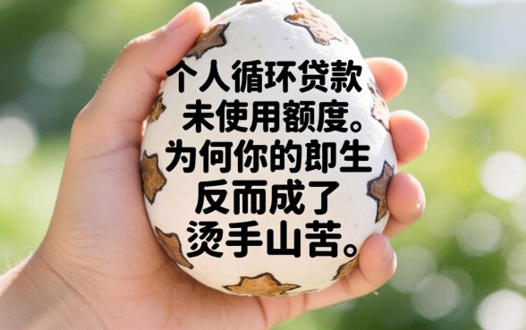 手里攥着个人循环贷款未使用额度，为何反而成了烫手山芋？