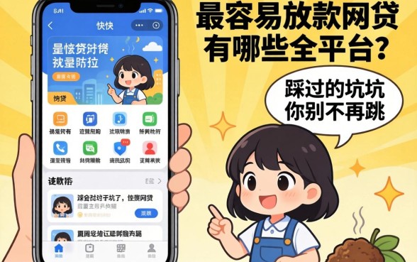 最快最容易放款的网贷有哪些平台？我踩过的坑你别再跳