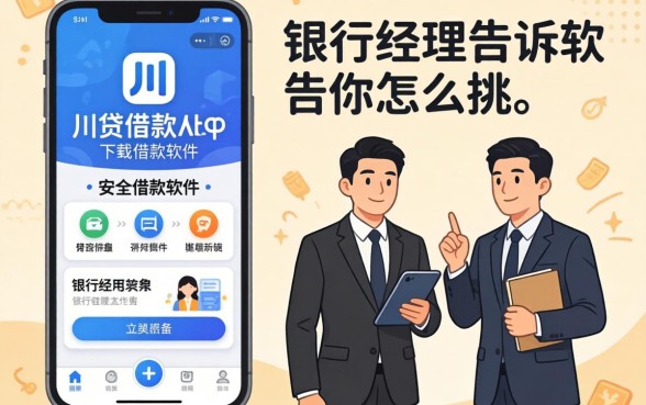 类似百川贷借款app下载一样安全的借款软件,银行经理告诉你怎么挑