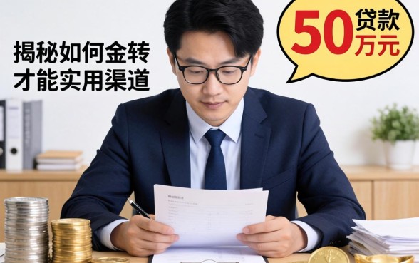 急需资金周转？揭秘如何才能贷款50万元的实用渠道