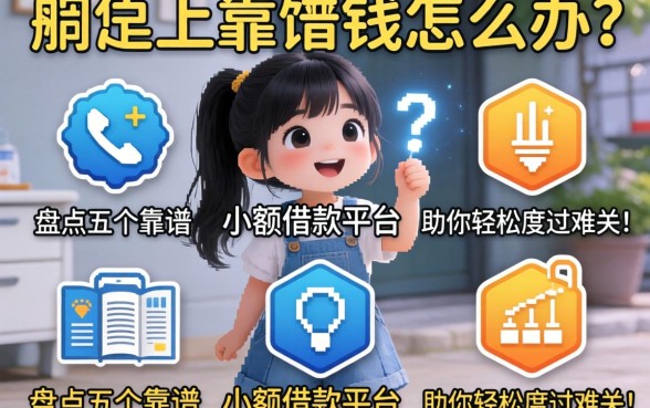 急需用钱怎么办？盘点五个靠谱小额借款平台，助你轻松度过难关！