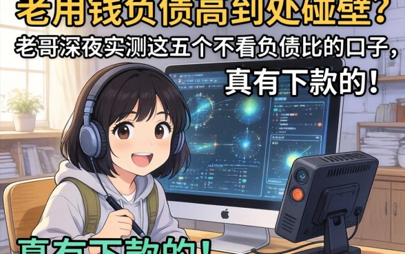 急用钱负债高到处碰壁？老哥深夜实测这五个不看负债比的口子，真有下款的！