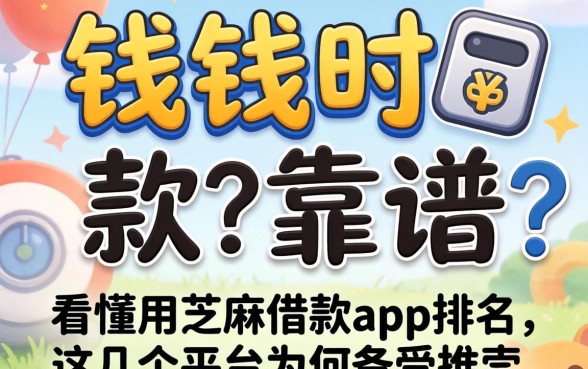 急需用钱时哪款靠谱?看懂用芝麻借款app排名,这几个平台为何备受推崇?