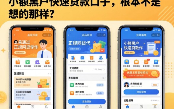 我试了几个所谓易通过的正规网贷软件，发现手机小额黑户快速贷款口子根本不是你想的那样