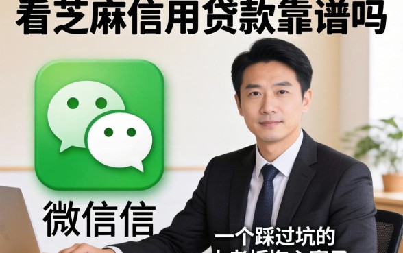 微信只看芝麻信用贷款靠谱吗？一个踩过坑的小老板掏心窝子