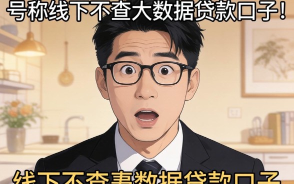 我实测了那些号称线下不查大数据的贷款口子，结果有点意外