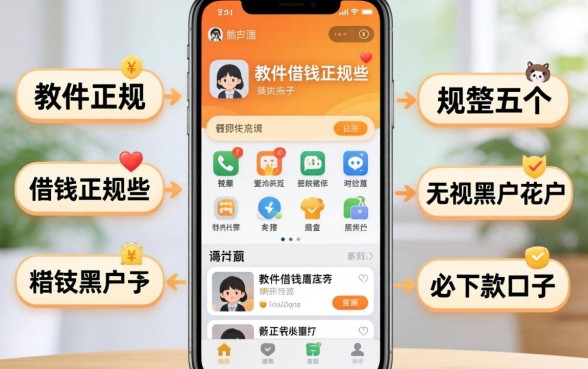 手机哪个软件借钱正规些呢,规整五个无视黑户花户必下款口子