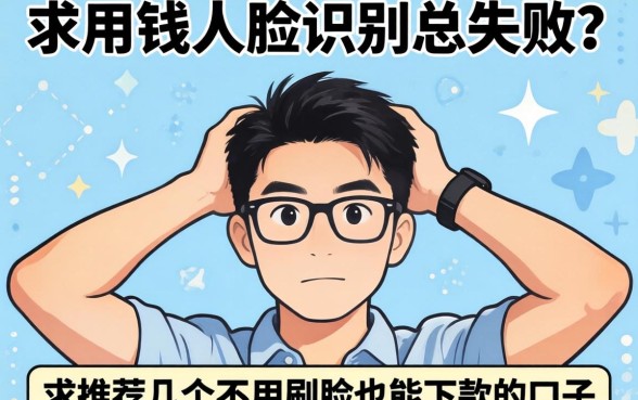 急用钱人脸识别总失败？求推荐几个不用刷脸也能下款的口子！