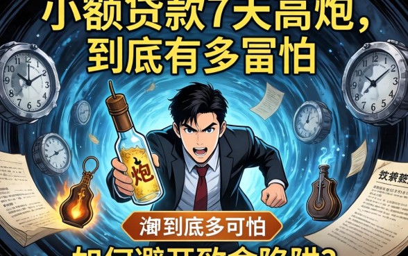 急需用钱点开链接却陷入无底洞？小额贷款7天高炮到底有多可怕，如何避开致命陷阱？