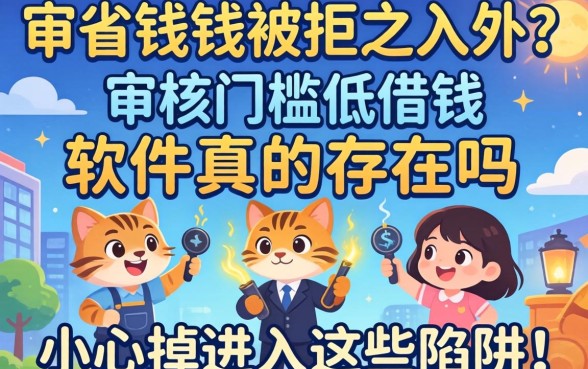 急需用钱却被拒之门外?审核门槛低借钱的软件真的存在吗?小心掉进这些陷阱!