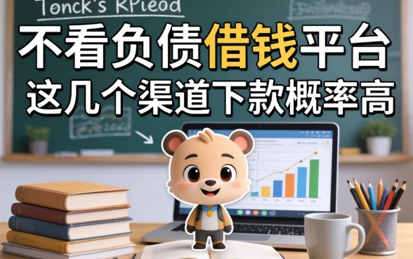揭秘不看负债的借钱平台,这几个渠道下款概率高