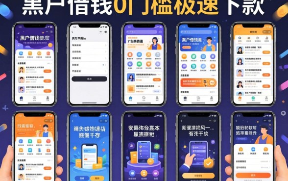 我试了十几个平台，发现黑户借钱0门槛极速下款软件根本不存在