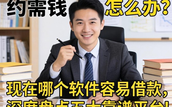 急需用钱怎么办？现在哪个软件容易借款的？深度盘点五大靠谱平台