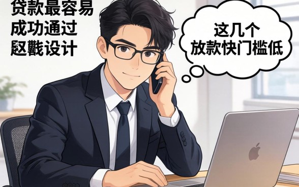 盘点哪些贷款最容易成功通过,这几个放款快门槛低