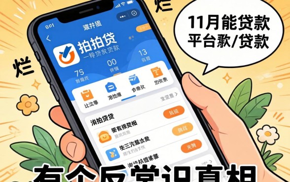 我翻烂了类似拍拍贷一样的贷款软件，发现11月能贷款的平台有个反常识真相