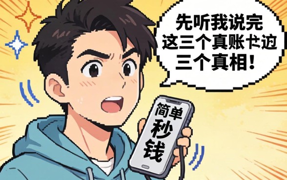 想快速简单借钱秒到账?先听我说完这三个真相