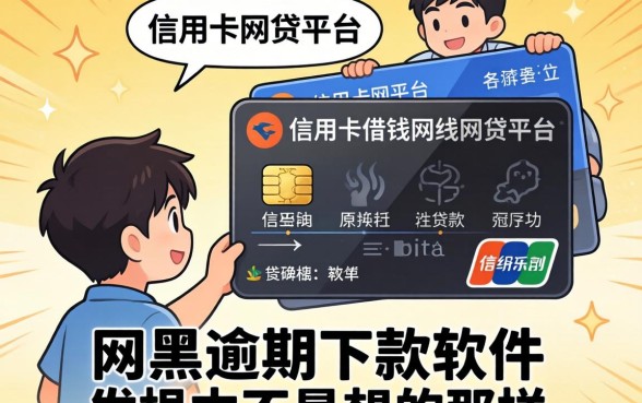 我试了那些凭信用卡借钱的网贷平台,发现网黑逾期下款软件根本不是你想的那样